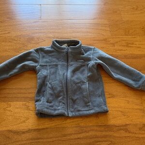 Columbia Gray Full-Zip Fleece Jacket